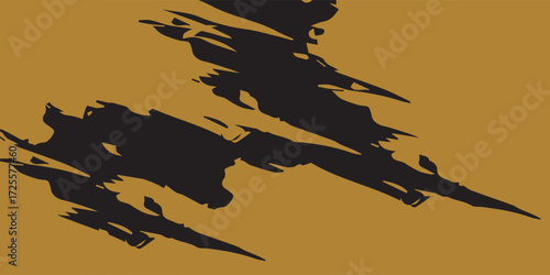 Abstract White and Gold Brush Texture Background with Halftone Effect. Brushstroke Illustration vector eps10