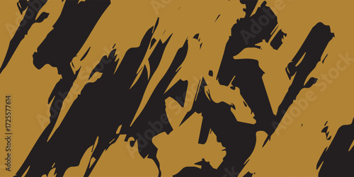 Abstract White and Gold Brush Texture Background with Halftone Effect. Brushstroke Illustration vector eps10