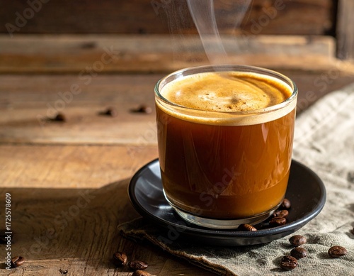 cup of cappuccino with cinnamon