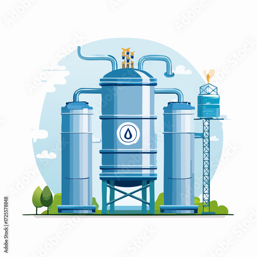 Eco-Friendly Water Processing Industry Concept