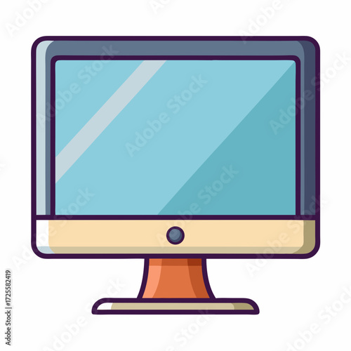 flat screen tv with reflection
