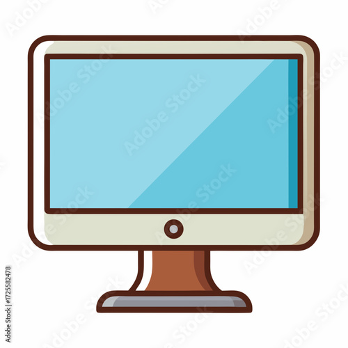 flat screen tv with reflection
