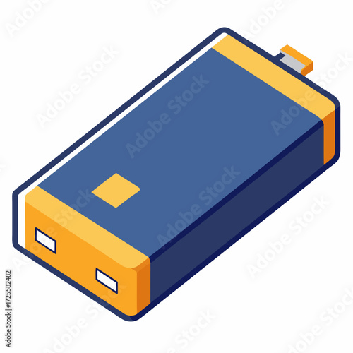 usb flash drive isolated