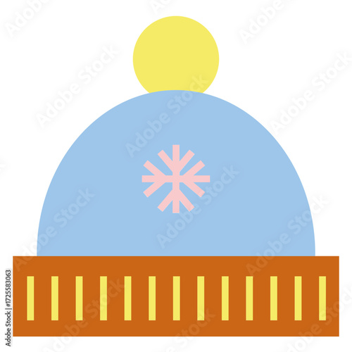 winter hat vector icon