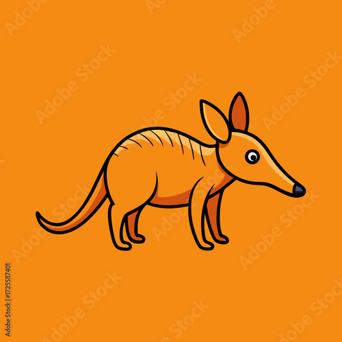 vector illustration of a kangaroo