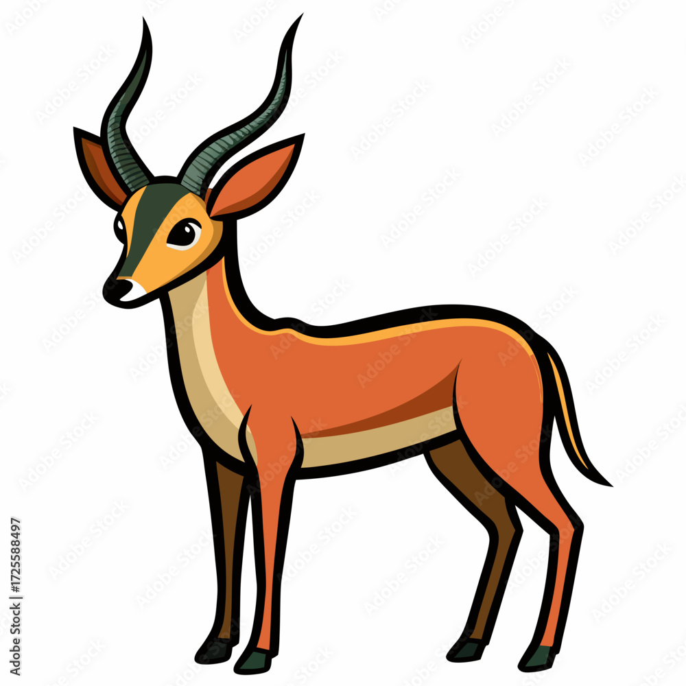 Obraz premium silhouette of a deer
