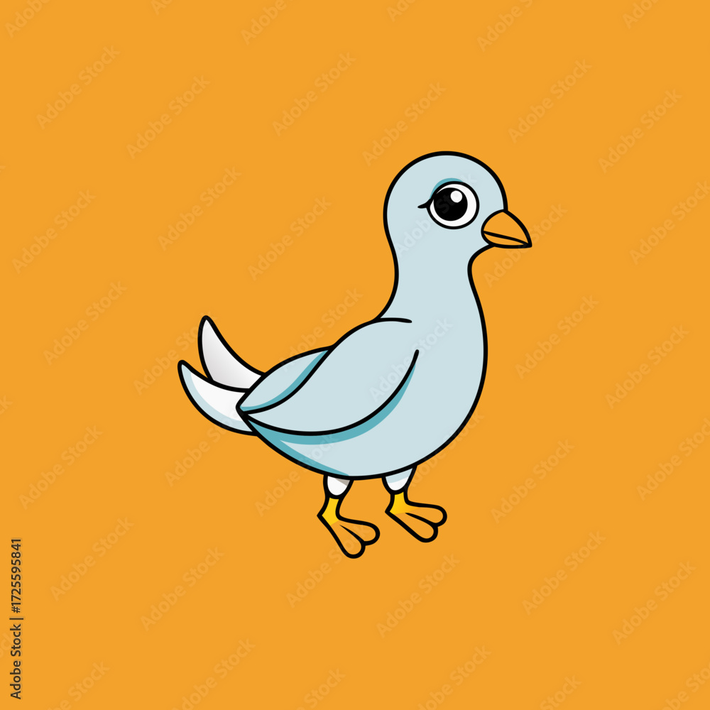 Fototapeta premium vector illustration of a dove