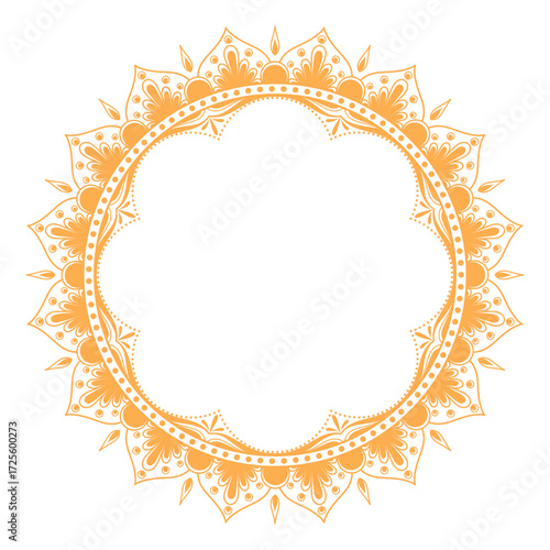 candle lotus hiduism ornament pattern vector