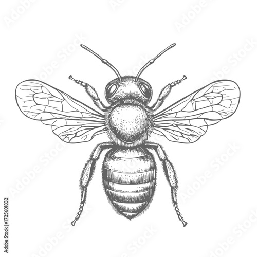 Vector illustration of a mosquito insect isolated on white background