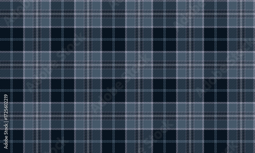 Seamless plaid pattern in navy, smoke green, and white. Classic design, perfect for textiles and clothing design, skirts, pants, or various fashion textiles for both men and women.