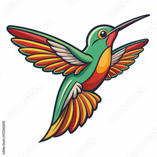 vector illustration of a bird