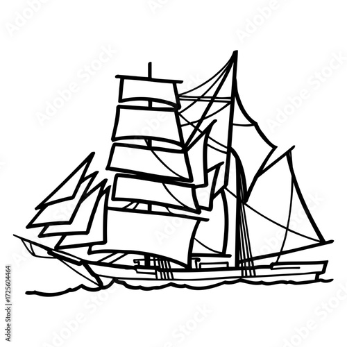 Wallpaper Mural Icon Ship black_4 Torontodigital.ca