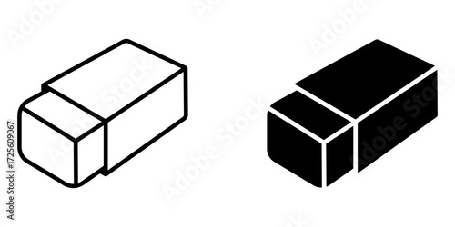 eraser, erase wrong writing, vector eraser