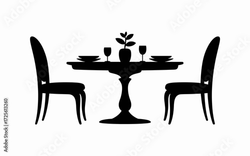 table and chairs