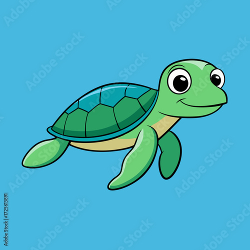 funny turtle cartoon