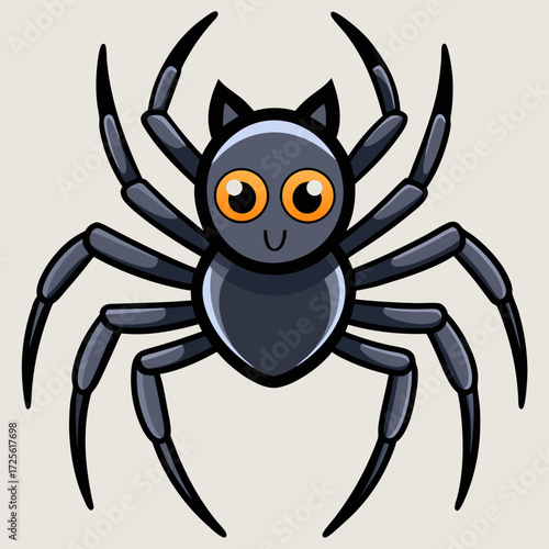 spider on a white background