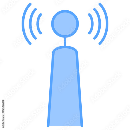 Access Point Blue Icon