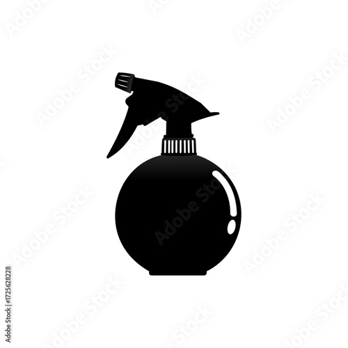 Silhouette kispray spray icon, vector illustration