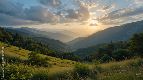 naturaleza, paisaje, atardecer