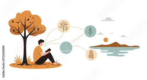 Strategic Digital Transformation: Modern Flat Design for Business Innovation