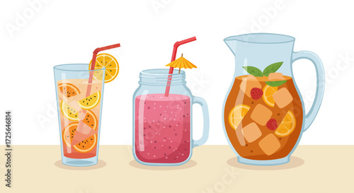 Streamlining Collaboration: Vibrant Flat Design for Modern Business & Concept Development