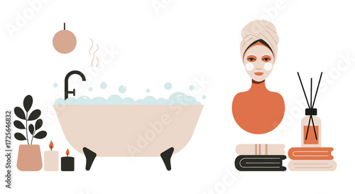 Mindful Relaxation at Home: Employee Wellness and Self-Care Concept