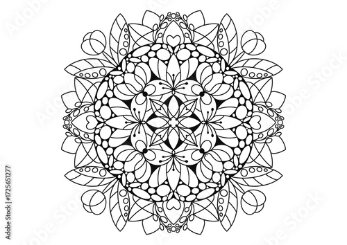 Mandala Art Work hand writing set 1 B