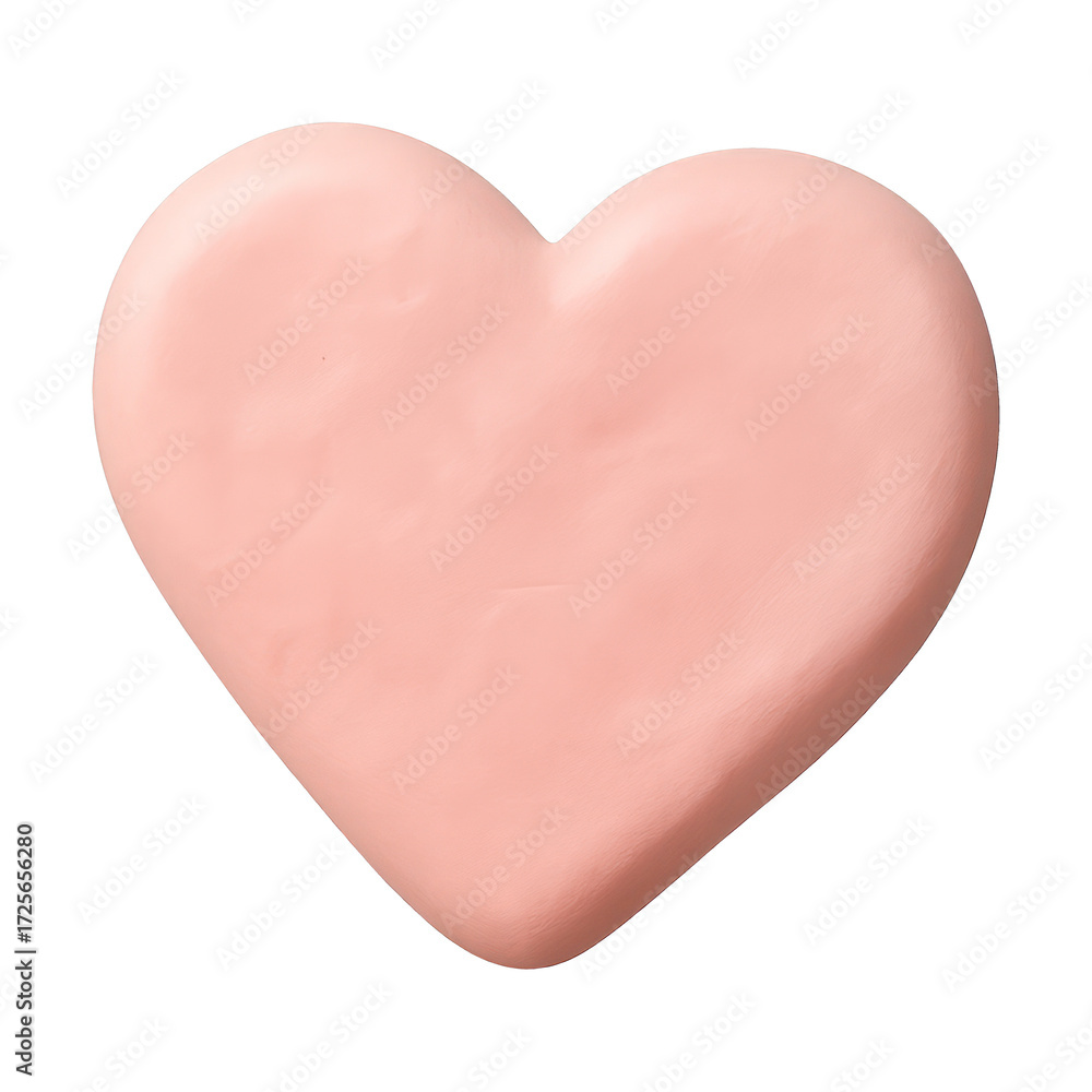 Obraz premium PNG Soft pink heart illustration