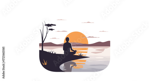 Achieving Professional Zen: Flat Design for Mental Clarity and Work-Life Balance