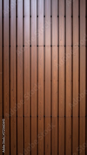 Brown, vertical paneling