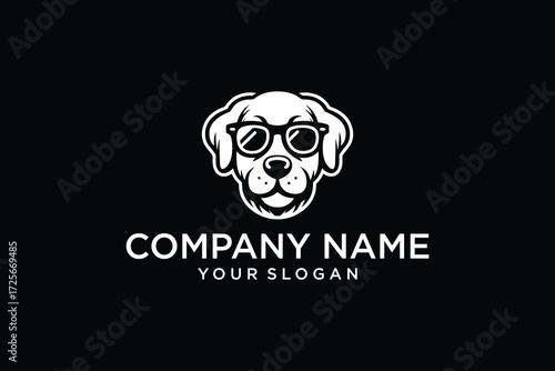 Portrait of a German Shepherd Dog Vector isolated on white background, Dog Silhouettes.