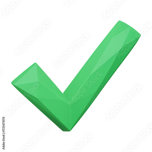 Free Download PNG Green geometric check mark icon. - GFXLoad