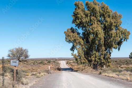 Road bridge over the Sak River between Loxton and Fraserburg