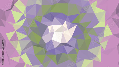 Pastel purple green and pink low poly geometric pattern abstract polygon