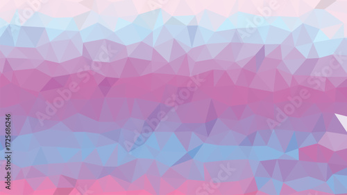 Pink and blue polygonal abstract geometric gradient background triangle