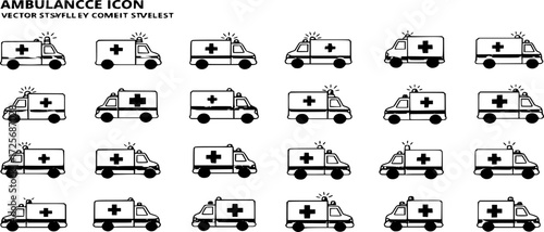 Ambulance vector icon
