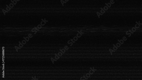 Old 80s TV dirty screen noise glitch overlay effect black background 4k professional video