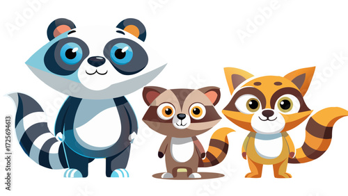 
animal, fox, cartoon, skunk, vector, dog, illustration, cat, love, set, baby, teddy, toy, fun, art, cute, pet, brown, heart, funny, character, adorable, kid, valentine, animals, childhood, farm, land