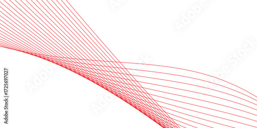 Vector abstract red background line modern dynamic red waves modern, lines and particles simple