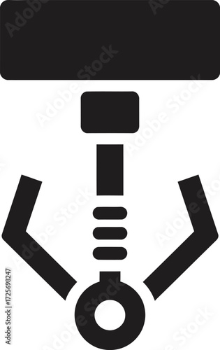 Vector fire sprinkler vector icon Design