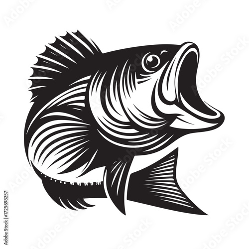 Fish Vector Illustration | Fishing Logo Design