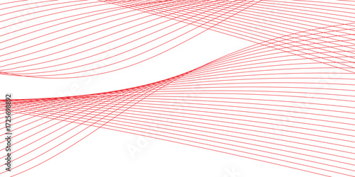 Vector abstract red background line modern dynamic red waves