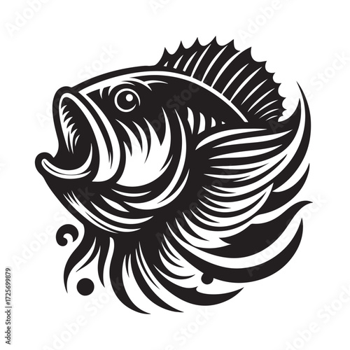 Fish Vector Illustration | Fishing Logo Design