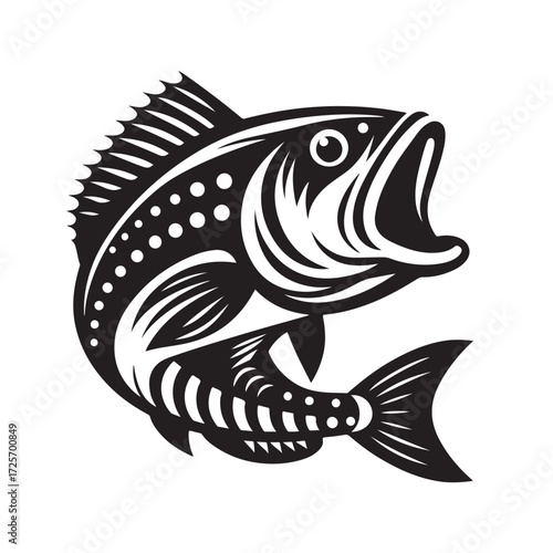 Fish Vector Illustration | Fishing Logo Design