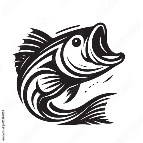 Fish Vector Illustration | Fishing Logo Design