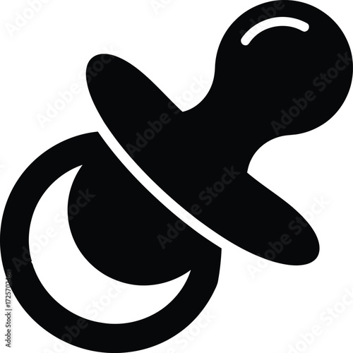 baby dummy vector symbol on an abstract background