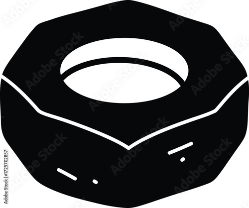 nut vector symbol