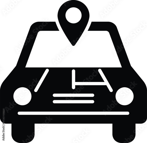 navigator car vector symbol