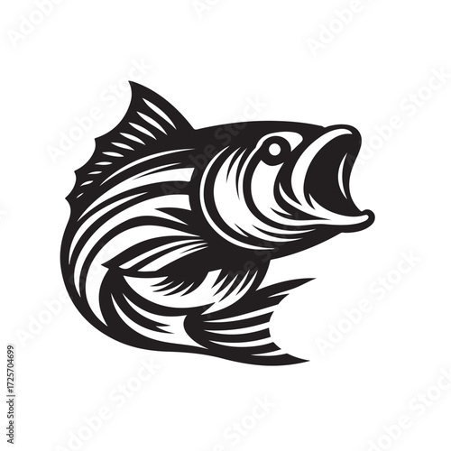 Fish Vector Illustration | Fishing Logo Design