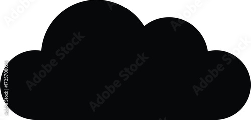 Umbrella icon vector on white background